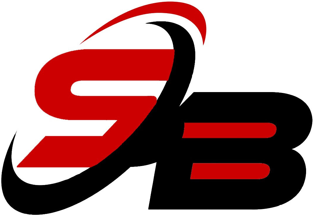 Set initial letter sb logo template design Vector Image